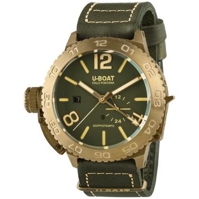U-Boot - 9088 - DOUBLE TIME 46MM BRONZE GR
