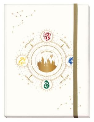 Harry Potter: Notizbuch Hogwarts (mit Verschlussgummi und Lesezeichen), Pan ...