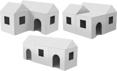 Bausatz Spielhaus, 3er Set