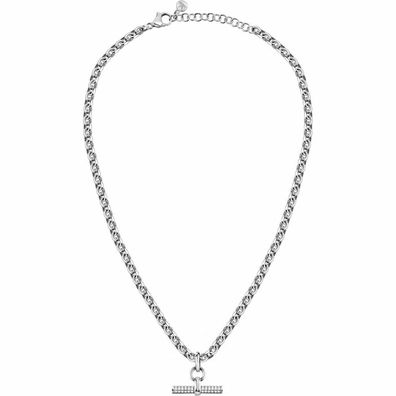 Women´s steel necklace with Abbraccio SAUC11 crystals