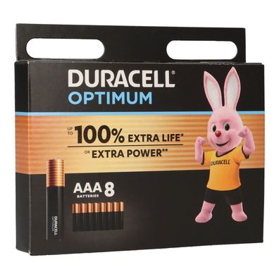 Duracell MN2400 AAA Micro Batterie Optimum 8er Blister