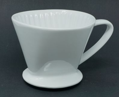 Kaffeefilter Weiß Größe 4 Kaffee Permanent Filter Porzelan Keramik für Filterkaffee