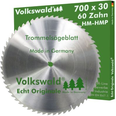 Volkswald ® HM-Kreissägeblatt HMP W Trommelsägeblatt 700x30 Z=60