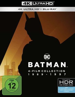Batman 1-4 (Ultra HD Blu-ray & Blu-ray) - Warner Home Video Germany - (Ultra HD Blu