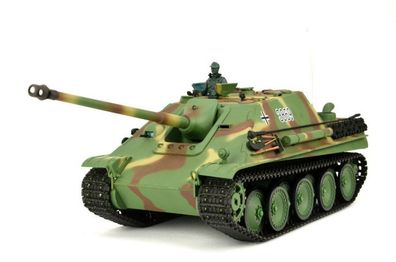 RC Panzer "Jagdpanther" Heng Long 1:16 mit R&S Stahlgetriebe - V7.0 - 2,4Ghz