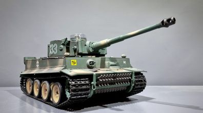 RC Panzer "German Tiger I S33" Heng Long - 1:16, Rauch&Sound + Stahlgetriebe -V 7.0