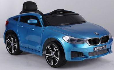 Kinderfahrzeug - Elektro Auto "BMW 6GT" - lizenziert - 12V, 2 Motoren+ 2,4Ghz+ Leders