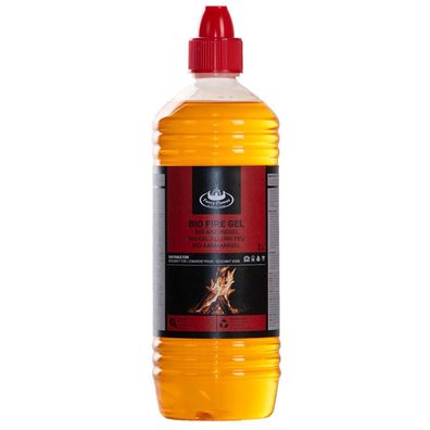 Esschert Design Brennstoffe Bio Feuergel Orange in der Flasche 1 Liter
