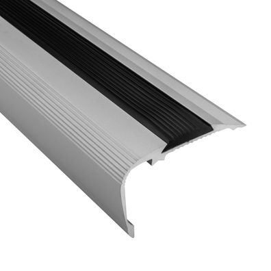 Alu Treppenkantenprofil Stufenprofil Leiste silber matt T52mm H33mm L2,7m