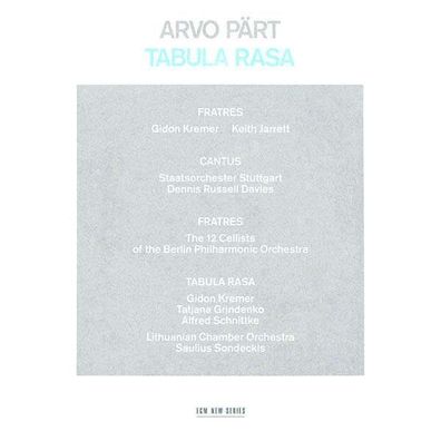 Arvo Pärt: Tabula Rasa - - (CD / T)