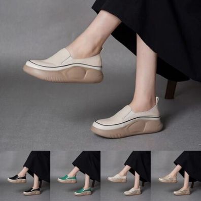 Frauen Lassige Schuhe Patchwork Plattform -Ladung Damen Komfortabel Buro