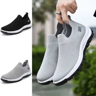 Manner Turnschuhe Gittergewebe Wanderschuhe Herren Leicht Joggen Atmungsaktiv