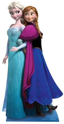 Eiskönigin (Frozen) Pappaufsteller (Stand Up) - Anna & Elsa (162 cm)