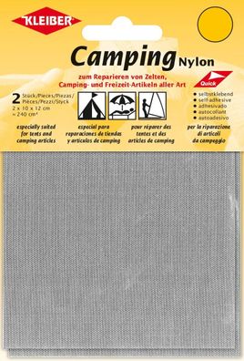 Kleiber Camping-Nylon-Reparatur Grau Camping Outdoor Stoff Zelt