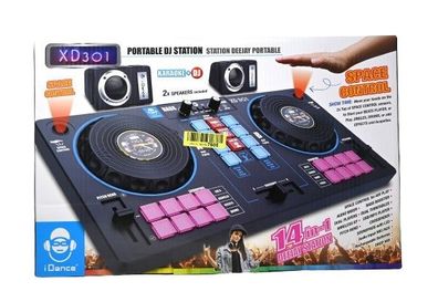 Cefa Toys 00351 Tragbare DJ-Station + Lautsprechern & Raumsteuerung Spielzeug * F