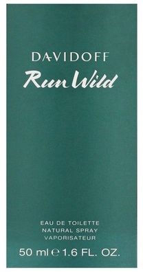 Davidoff Run Wild 50 ml Eau de Toilette Spray Herren Neu in Folie