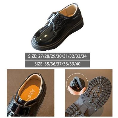 PU-Lederschuhe, Business-Uniform, Jungen- und Madchen-Teenager-Kleiderschuh