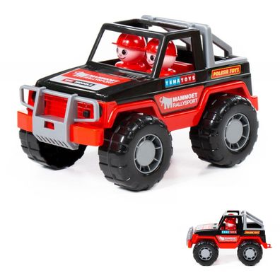 Polesie Spielzeug-Jeep 64325 Spielauto zwei Figuren, 23,5 cm lang, ab 12 Monaten