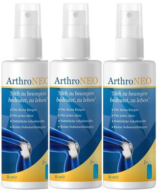 ArthroNEO 3 x 50 ml Spray - Arthro NEO Deutschland