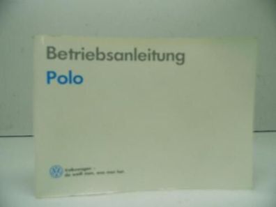 Betriebsanleitung / Handbuch 912.551.801.00 VW Polo II (1990.10 -> 1994.07)