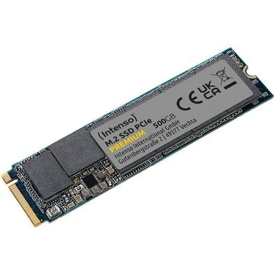 Intenso SSD 500GB Premium M.2 PCI3 - Intenso 3835450 - (PC Zubehoer / Speicher)
