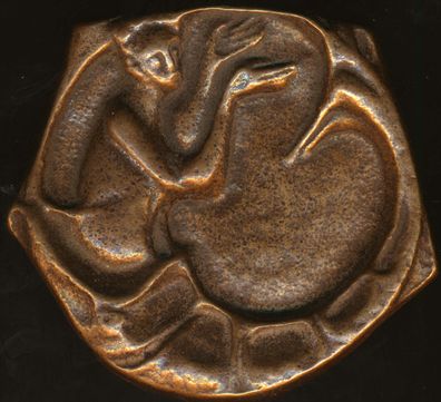 Medaille 1992 Jonas und der Wal im Etui