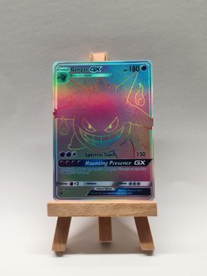 Handmade Pokemon Custom Card Gengar Rainbow GX