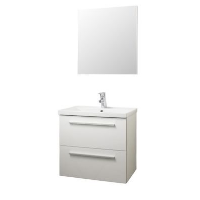 Atlantic Badezimmerschrank Sienna mit Spiegel - weiß 60 cm