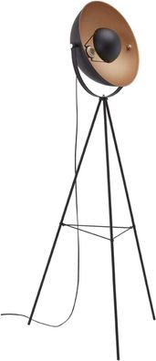 Stehlampe Retro mit Fußtaster, schwenkbar,58x34,5x148, Wohnzimmerlampe Briloner-