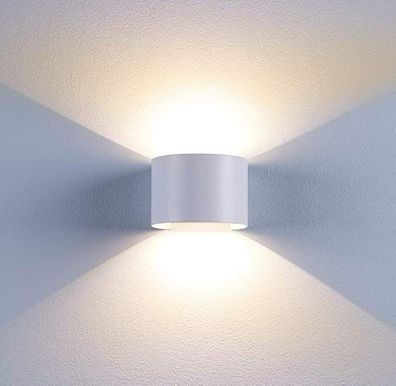 Wandleuchte, Bellalicht LED Wandleuchte Innen Aussen Warmweiß Wandlampe