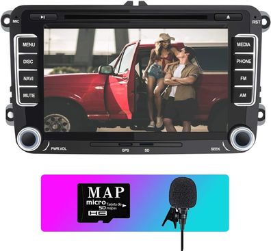 Autoradio 7 Zoll Touchscreen 2 DIN für Volkswagen Bildschirm Autoradio Awesafe