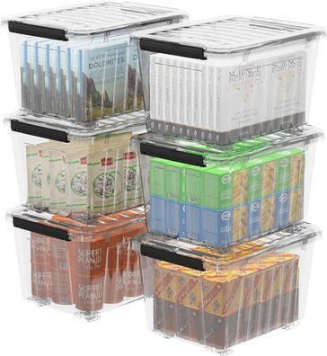 Aufbewahrungsbox Box Kunststoffbox Lagerbox Regalbox mit Rollen, stapelbar