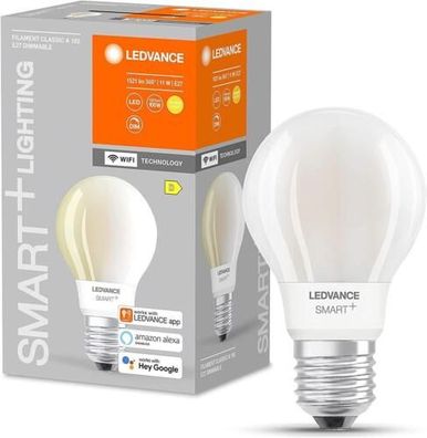 Ledvance Smarte LED-Lampe mit Wifi Technologie, Sockel E27, Dimmbar