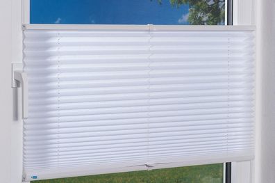 Plissee K-home Klemmfix-Plissee Weiß 70 x 210 cm (B x L) Lichtschutz