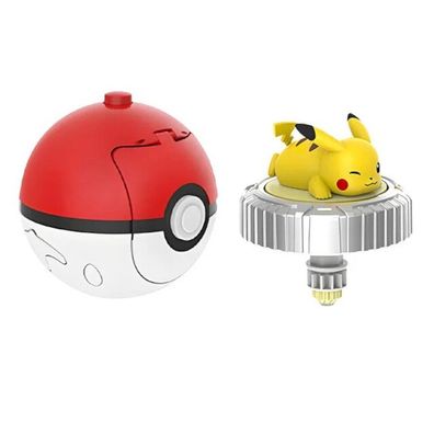 Spielzeug mit Drehung Pikachu Pokéball Poké-Balls Pokémon Kampfspitze Figur Pokemon