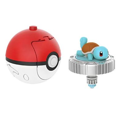 Spielzeug mit Drehung Schiggy Pokéball Poké-Balls Pokémon Kampfspitze Figur Pokemon