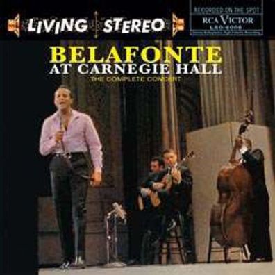Harry Belafonte: At Carnegie Hall (180g) (Limited-Edition) - Speakers Corner - ...