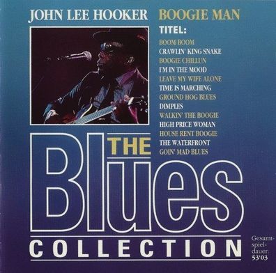 CD: The Blues Collection 1: John Lee Hooker: Boogie Man (2005) BLU NC 001