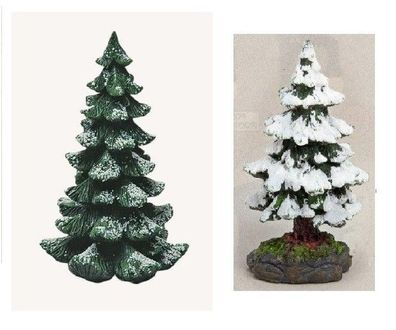 Wurm - Baum und Schneetanne für Ihr Weihnachtsdorf