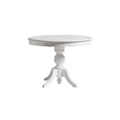 Runder Esstisch Ausziehbar Esszimmertisch Holztisch Tisch Weiß