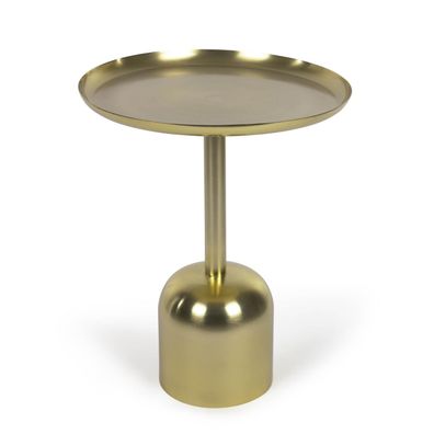 Beistelltisch Adaluz rund aus Metall gold Ø 37 cm