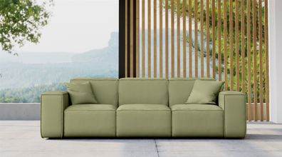 Gartensofa Loungesofa Sofa 3-Sitzer SUMMER wetterfester Stoff NXL Lima