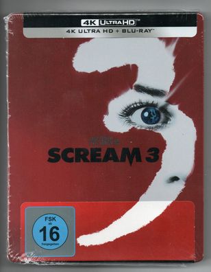 Scream 3 - 4K Ultra HD + Bluray Steelbook - OVP
