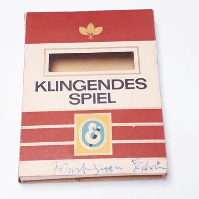DDR Zigarrenschachtel Klingendes Spiel Eisenhardt + Co. KG