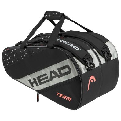 Head Team Padel Bag L Black/ Gray Padeltasche Schlägertasche