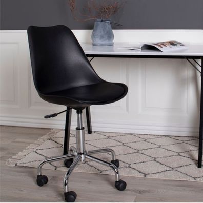 Moderner Bürostuhl Scandinavia - schwarz Drehstuhl