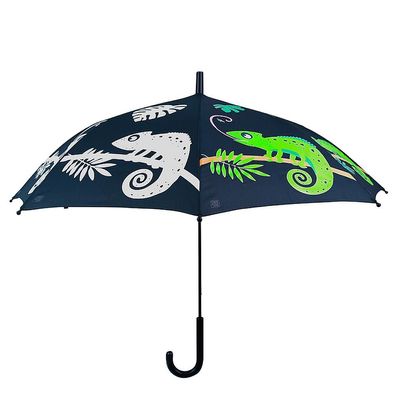 Esschert Design Kinder Regenschirm Chamäleon mit Farbwechsel