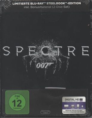 Spectre James Bond 007 - 4K Ultra HD + Bluray Steelbook - OVP