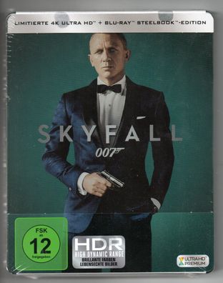 Skyfall James Bond 007 - 4K Ultra HD + Bluray Steelbook - OVP