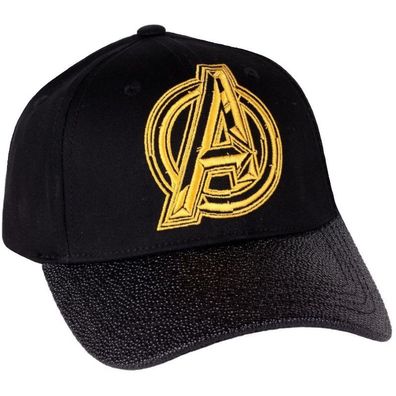 Avengers Schwarze Cap - Marvel Comics Kappen Trucker Caps Mützen Hüte Snapbacks